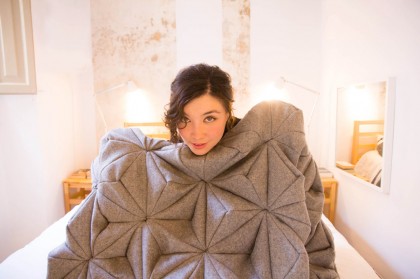 A Wool Blanket Inspired by Origami item-thumbnail