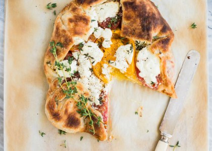 Rustic Heirloom Tomato Tart With Goat Cheese item-thumbnail