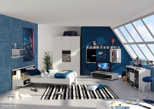 30 Cool And Contemporary Boys Bedroom Ideas In Blue Dream