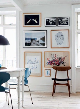 A wonderful Copenhagen home. Tia Borgsmidt Wall Art, Idea, Simple Art, Galleries Wall, House, item-thumbnail