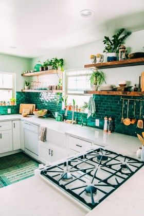 This Kitchen is What My Dreams are Made of Green Tile item-thumbnail