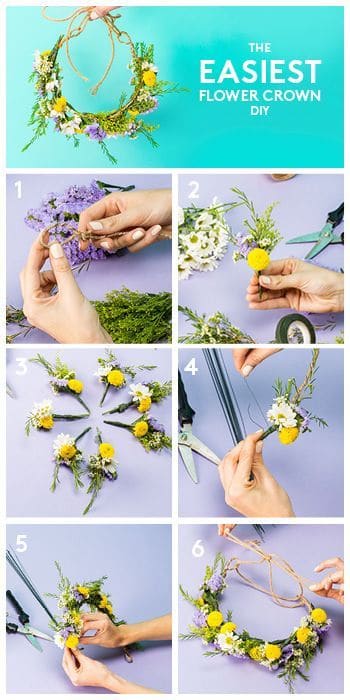 Floral Crown Diy Kids, Making Flower Crowns