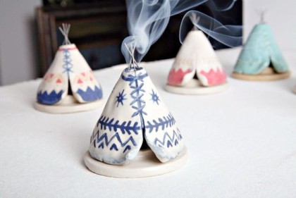 Incense Burner TeePee that smokes item-thumbnail
