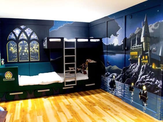 Harry potter painted furniture | Mural