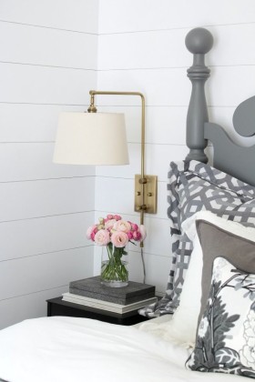 LOVE this swing arm sconce used in this master bedroom makeover item-thumbnail