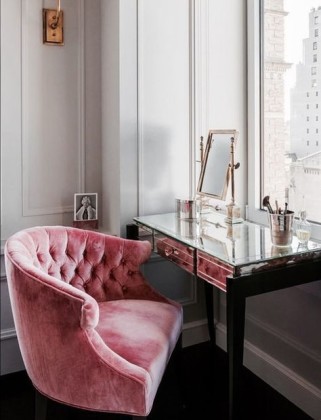Mirrored Bedroom, Pink Vanity item-thumbnail