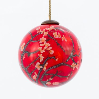 Pink Hand Painted Glass Decoration item-thumbnail