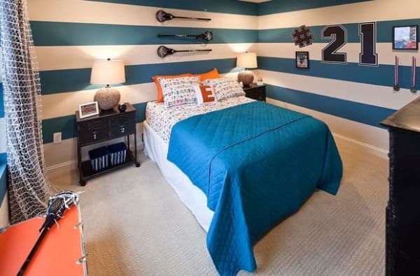 30 Cool And Contemporary Boys Bedroom Ideas In Blue - DreamHomeStyle
